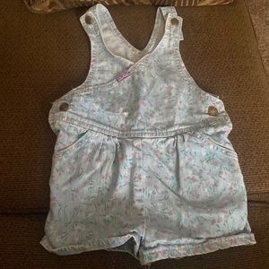 Toddler overall shorts